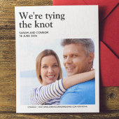 Verfijnde foto Save the Date Kaart