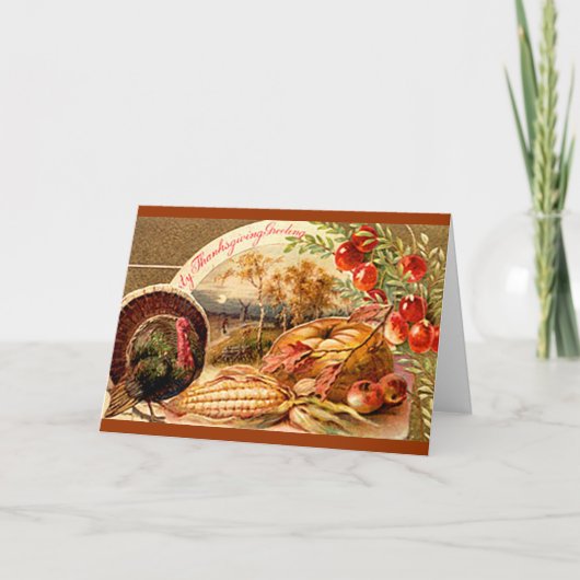 Verfijnde Gift Feestdagen Kaart (Voorkant)