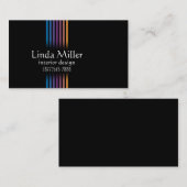 Verfijnde gradiënten visitekaartje (Voorkant / Achterkant)