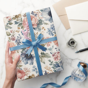 Verfijnde handgeschilderde watercolorclusters cadeaupapier