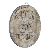 Verfijnde internationale reiziger dartbord (Voorkant Links)