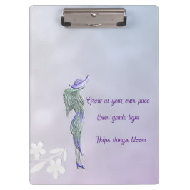 Verfijnde kalme spiraal klembord