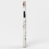 Verfijnde Klasse Delicate Waterverf Bloemen Case-Mate iPhone Case (Achterkant/rechts)