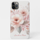 Verfijnde Klassevolle Delicate Waterverf Bloemen Case-Mate iPhone Case (Achterkant)
