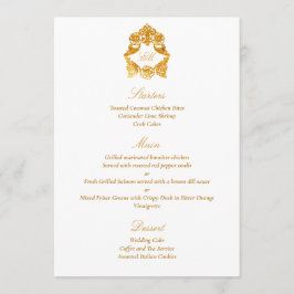Verfijnde Klassieke Nepfolie Gouden Barok Menu