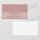 Verfijnde  Kleurenharmonie Professioneel Visitekaartje (Voorkant / Achterkant)