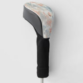 Verfijnde Koraal Takken - Zachte Schelp Golfheadcover (Schuin)