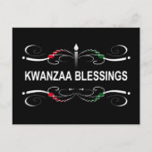 verfijnde kwanzaa zegeningen briefkaart (Voorkant)