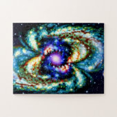 Verfijnde leuke kosmische galaxy night sky party legpuzzel (Horizontaal)