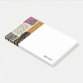 Verfijnde luxe Afrikaanse Aziatische Caribische Post-it® Notes (Schuin)