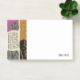 Verfijnde luxe Afrikaanse Aziatische Caribische Post-it® Notes