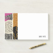 Verfijnde luxe Afrikaanse Aziatische Caribische Post-it® Notes (Op bureau)