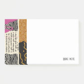 Verfijnde luxe Afrikaanse Aziatische Caribische Post-it® Notes (Voorkant)