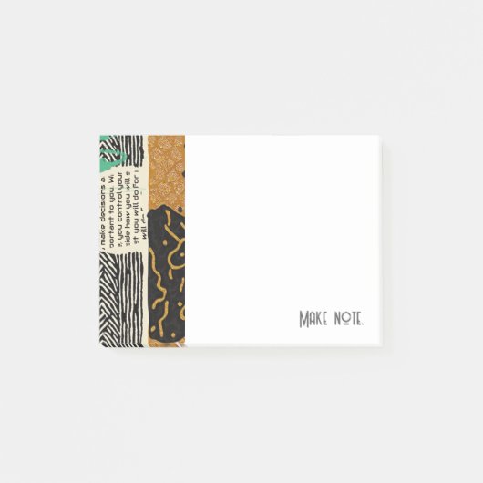 Verfijnde luxe Afrikaanse Aziatische Caribische Post-it® Notes (Voorkant)