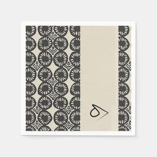 Verfijnde Luxe Afrikaanse Caribische cultuur Servet (Voorkant)