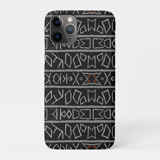 Verfijnde Luxe Afrikaanse Caribische Modderdoek Case-Mate iPhone Case (Achterkant)