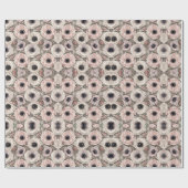 Verfijnde Luxe Anemone Bloesem Kunst Cadeaupapier (Vlak)