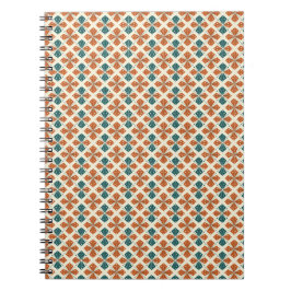 Verfijnde Mid-Century Modern atomaire stervormige Notitieboek