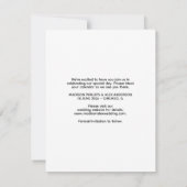 Verfijnde minimale foto Bewaar de datum Kaart (Achterkant)