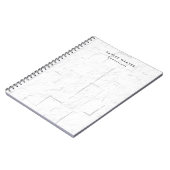 Verfijnde minimalistische wandblokken Professional Notitieboek (Linkerzijde)