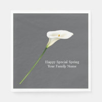 Verfijnde Minimalistische Witte Calla Lelie