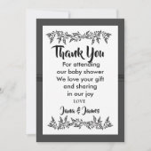 VERFIJNDE MODERN dank u Kaart (Voorkant)