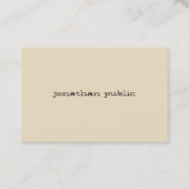 Verfijnde, moderne, handige handmatige beheerderbe visitekaartje (Voorkant)