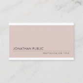 Verfijnde, moderne, professionele ontwerpkleur Lux Visitekaartje (Voorkant)