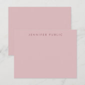 Verfijnde moderne Roos gouden Sjabloon Elegant (Voorkant / Achterkant)