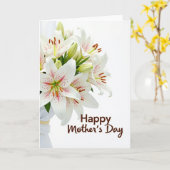 Verfijnde Moederdagkaart Kaart (Gele Bloem)