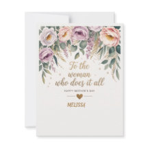 Verfijnde Moederdagkaart