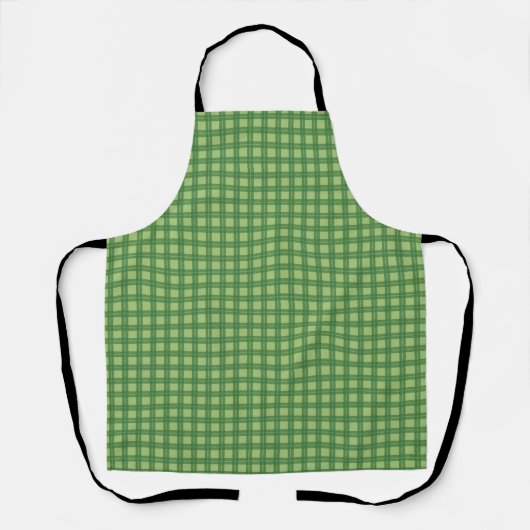Verfijnde Olijf- en Bosgroene Fijne Rut Geschenk Schort (Voorkant)
