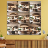 Verfijnde Openlucht Culinaire Hal Canvas Afdruk (Insitu (Woonkamer))