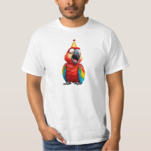 Verfijnde papegaai voor de show.