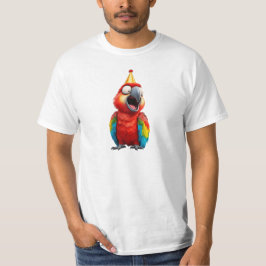Verfijnde papegaai voor de show. t-shirt