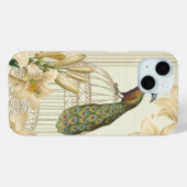 Verfijnde  Peacock birdCage Lily Case-Mate iPhone Case (Achterkant (horizontaal))