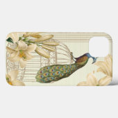 Verfijnde  Peacock birdCage Lily Case-Mate iPhone Case (Achterkant (horizontaal))