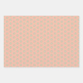 Verfijnde perzik inpakpapier flat sheet set vel (Voorkant 3)