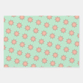 Verfijnde perzik inpakpapier flat sheet set vel (Voorkant 2)