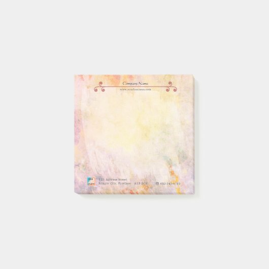 Verfijnde promotionele post-it notities - Cambrian Post-it® Notes (Voorkant)