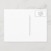 verfijnde QR-code: blauwgroen plaid Uitnodiging Briefkaart (Achterkant)