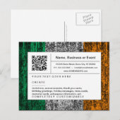 verfijnde QR-code: Ierland Uitnodiging Briefkaart (Voorkant / Achterkant)