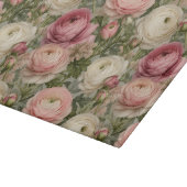 Verfijnde Ranunculus Bloemendruk Snijplank (Hoek)
