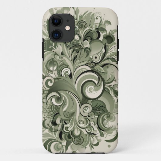 Verfijnde Salie Case-Mate iPhone Case (Achterkant)