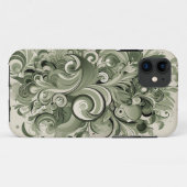 Verfijnde Salie Case-Mate iPhone Case (Achterkant (horizontaal))