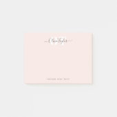 Verfijnde schrijfbenodigdheden voor Blush Modern S Post-it® Notes (Voorkant)