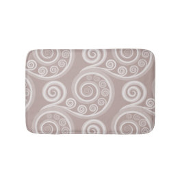 Verfijnde Silver-Grey Fern Leaves Bath Mat