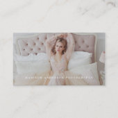 Verfijnde Stijl 2 Fotografie Visitekaartjes (Voorkant)