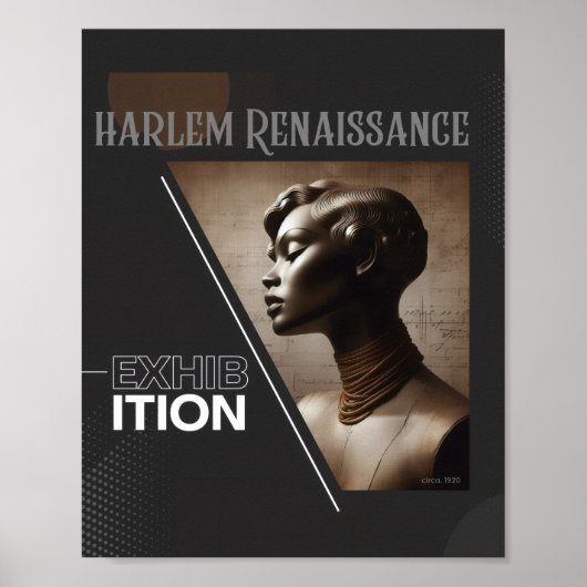 Verfijnde tentoonstelling uit de Harlem Renaissanc Poster (Voorkant)