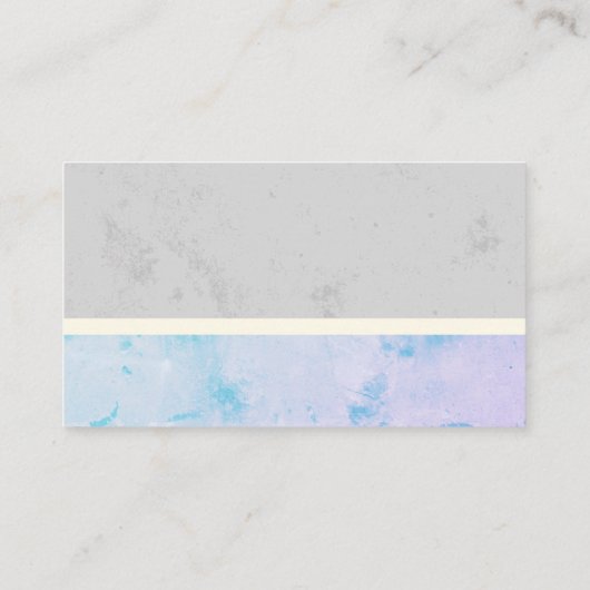 Verfijnde textuur Collectief kleurenblok Visitekaartje (Achterkant)